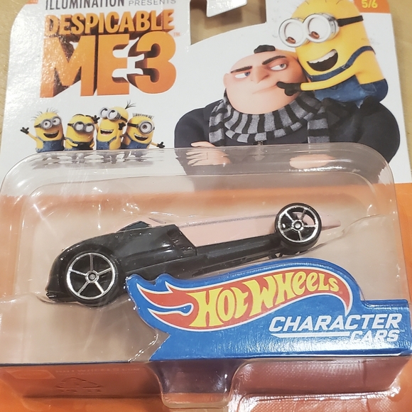 Hot Wheels Despicable Me 3 Hot Gru diecast charac Series 3 Toy Car Vehicle #5/6 - Picture 3 of 6